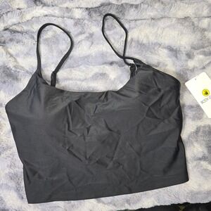 NWT Body Glove Smoothies Norah Black Tankini Swim Top  XL